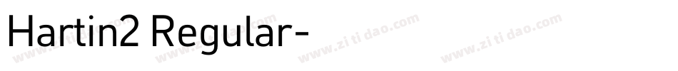 Hartin2 Regular字体转换